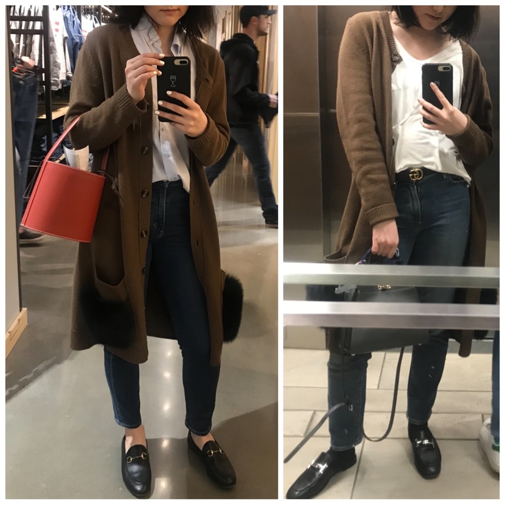 12Storeez Fur Pocket Cardigan
